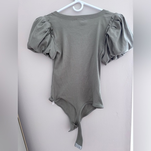 NWOT FP intimately | downtime bodysuit In sage - Picture 8 of 11